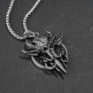 Baldur's Gate 3 Mind Flayer Tadpole Necklace - 950 Silver