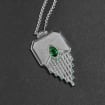 Baldur's Gate 3 Amulet of Silvanus Necklace - 950 Silver