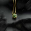 Palworld Legendary Pal Sphere Necklace - Green (14K Gold Plated)