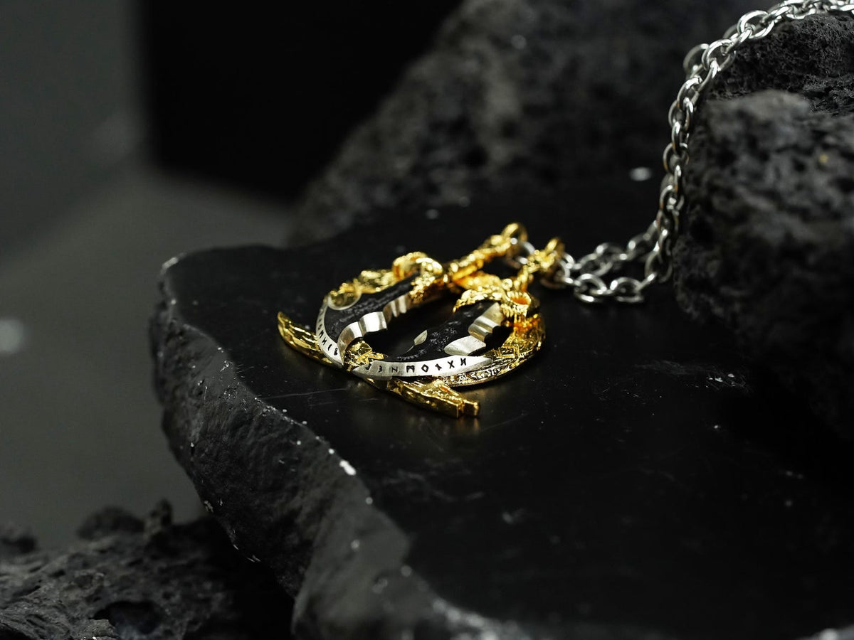 God of War Blades of Chaos Necklace - 950 Silver