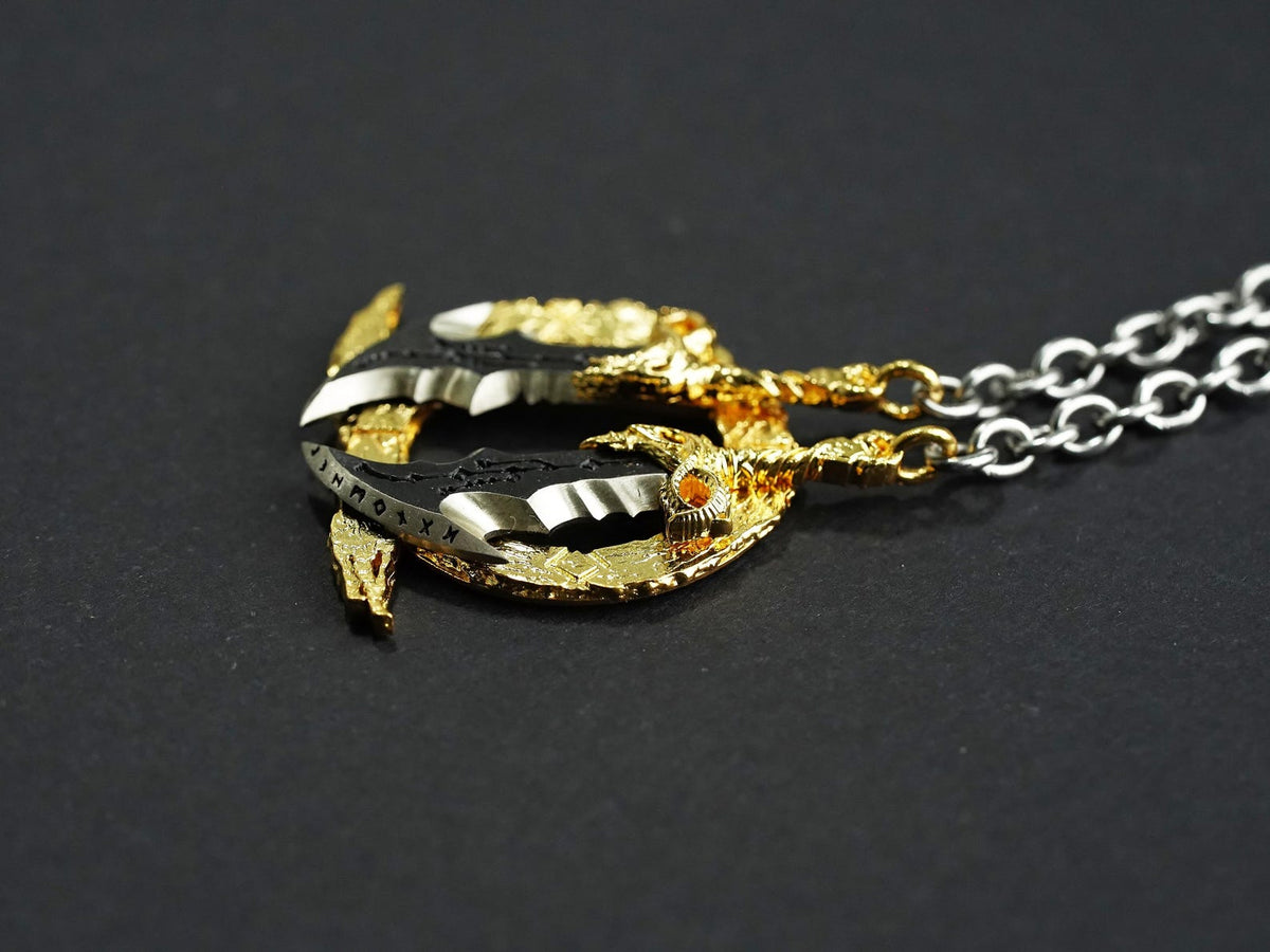 God of War Blades of Chaos Necklace - 950 Silver