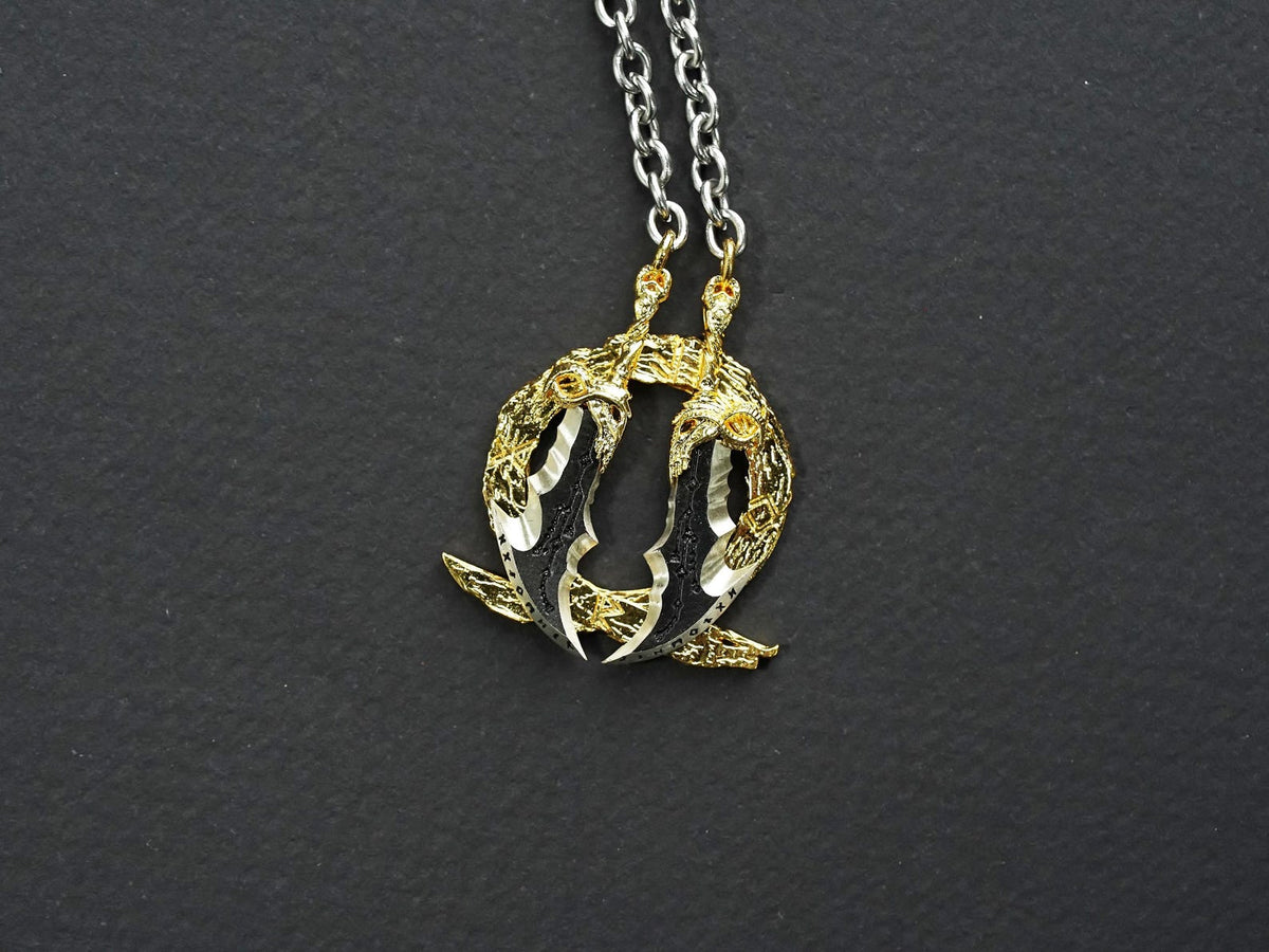 God of War Blades of Chaos Necklace - 950 Silver