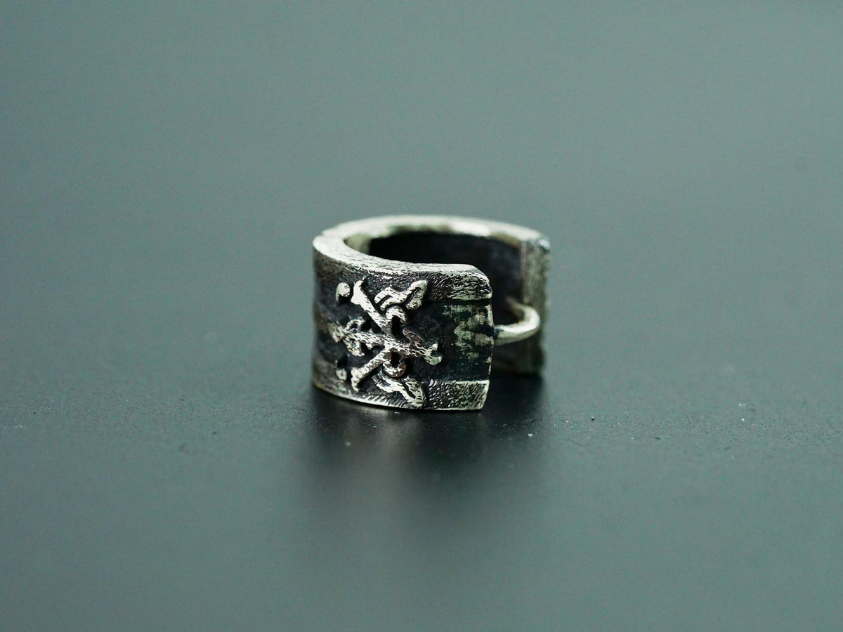 Final Fantasy XVI Clive Rosfield Hoop Earring - 950 Silver