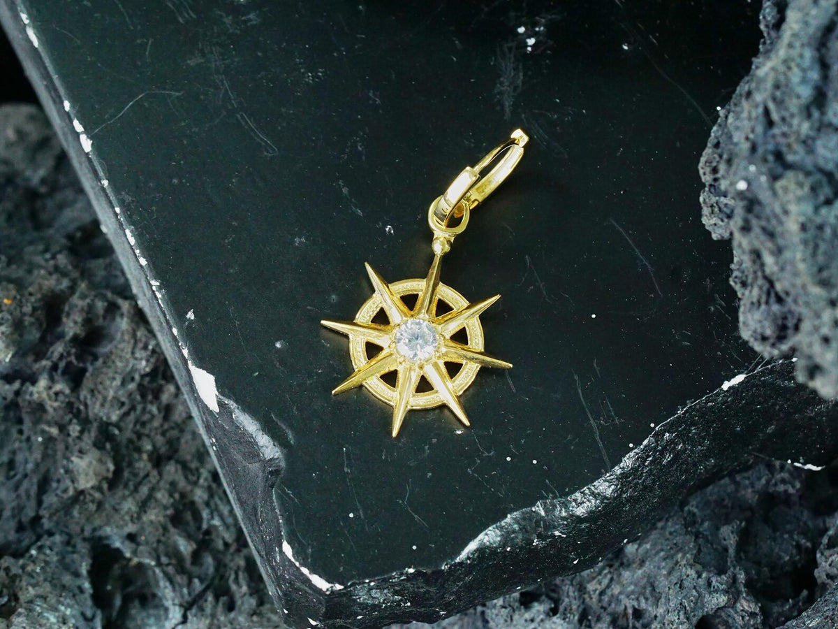 Baldur's Gate 3 Gale's Hoop Earring - 14K Gold Plated