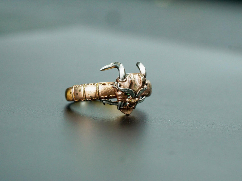 Valorant Oni Mask Samurai Ring - 950 Silver