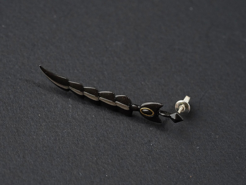 Hades Stygian Blade Sword Earrings - 950 Silver