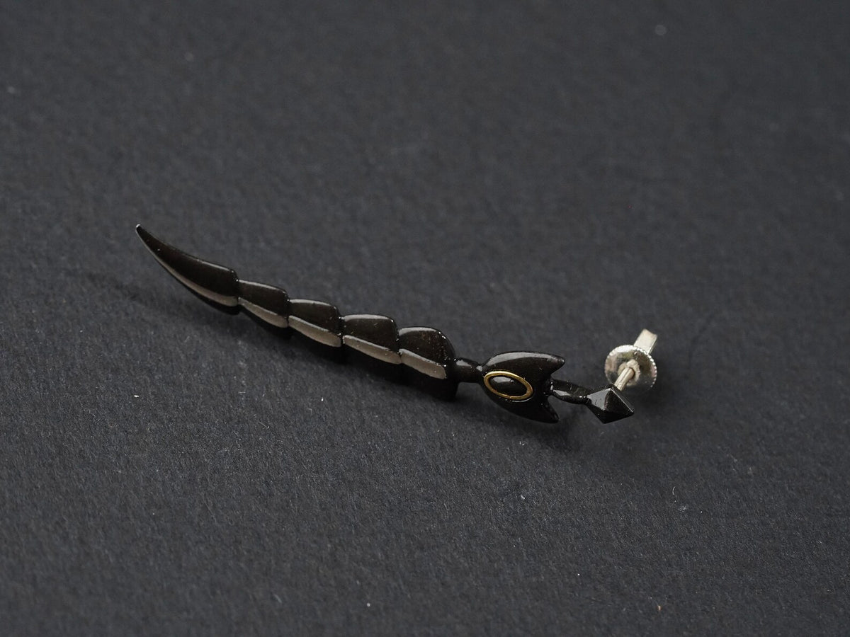 Hades Stygian Blade Sword Earrings - 950 Silver