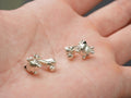 Hello Kitty Face Stud Earrings - 950 Silver