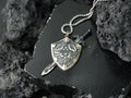 Zelda Master Sword & Hylian Shield Necklace - 950 Silver