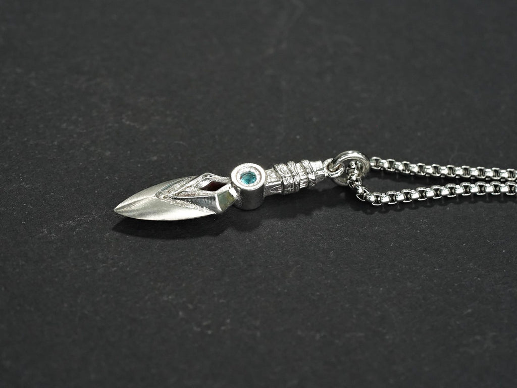 Valorant Jett Kunai Knife Necklace - 950 Silver