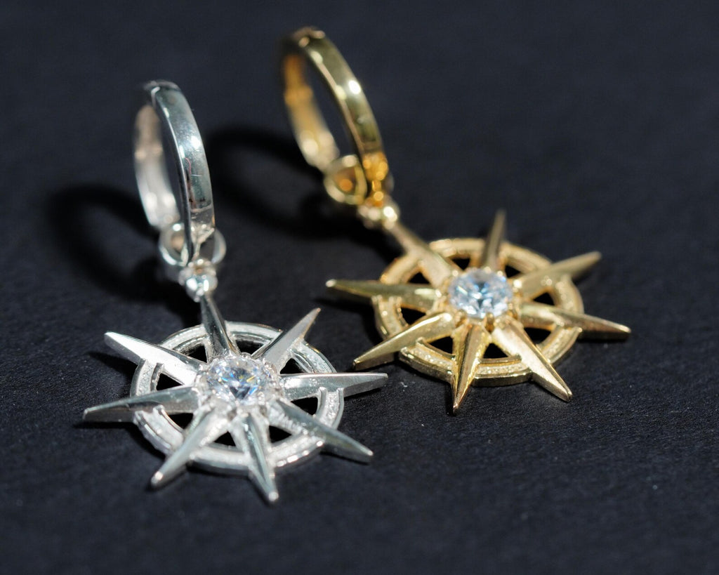 Baldur's Gate 3 Gale's Hoop Earring - 950 Silver & Gold Plated