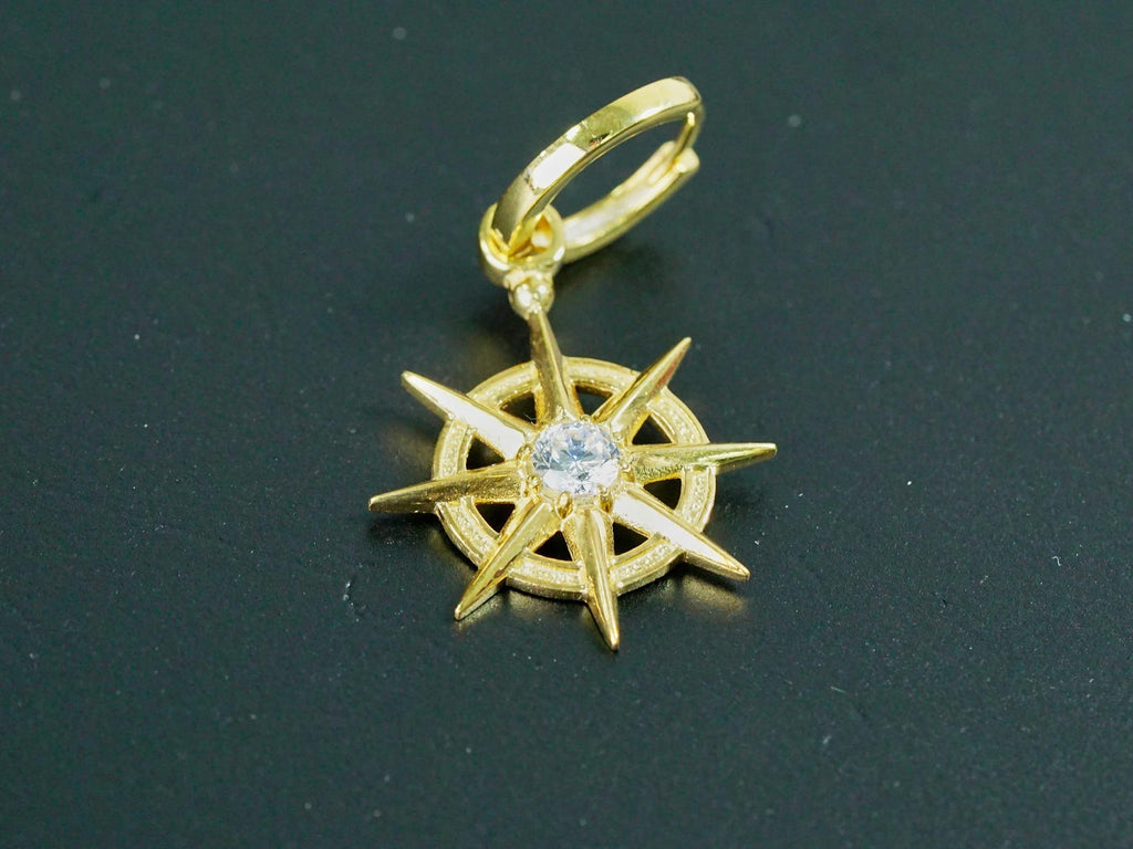 Baldur's Gate 3 Gale's Hoop Earring - 950 Silver & Gold Plated