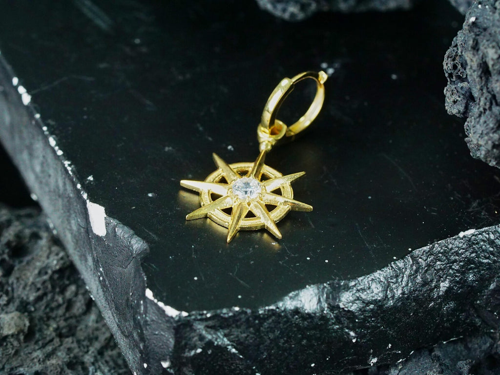 Baldur's Gate 3 Gale's Hoop Earring - 14K Gold Plated