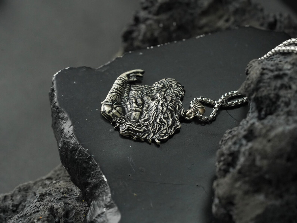 Elden Ring Godfrey Icon Talisman Necklace - 950 Silver
