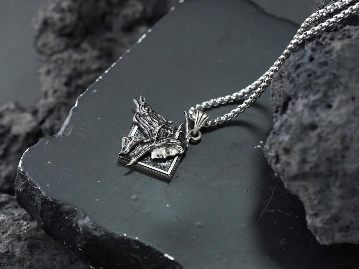 Final Fantasy XVI Eikon Shiva Dominant Necklace - 950 Silver
