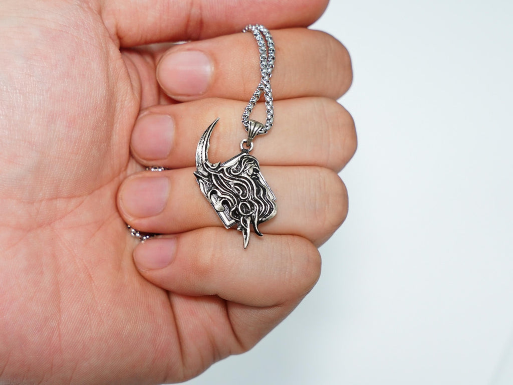 Final Fantasy XVI Eikon Ramuh Dominant Necklace - 950 Silver