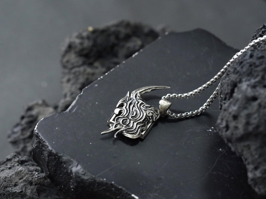 Final Fantasy XVI Eikon Ramuh Dominant Necklace - 950 Silver