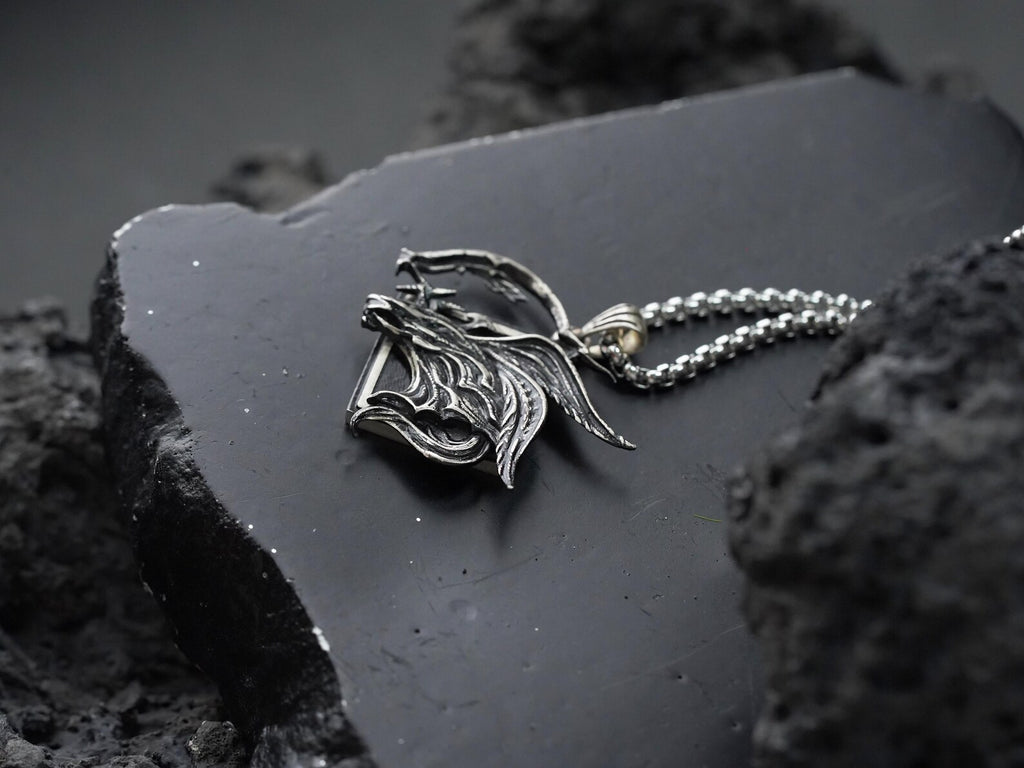 Final Fantasy XVI Eikons Emblem Necklace - 950 Silver