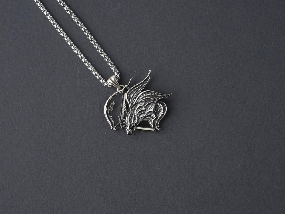 Final Fantasy XVI Eikons Emblem Necklace - 950 Silver