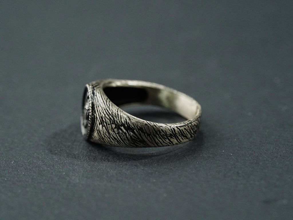 Baldur's Gate 3 Halsin Oak Leaf Ring - 950 Silver