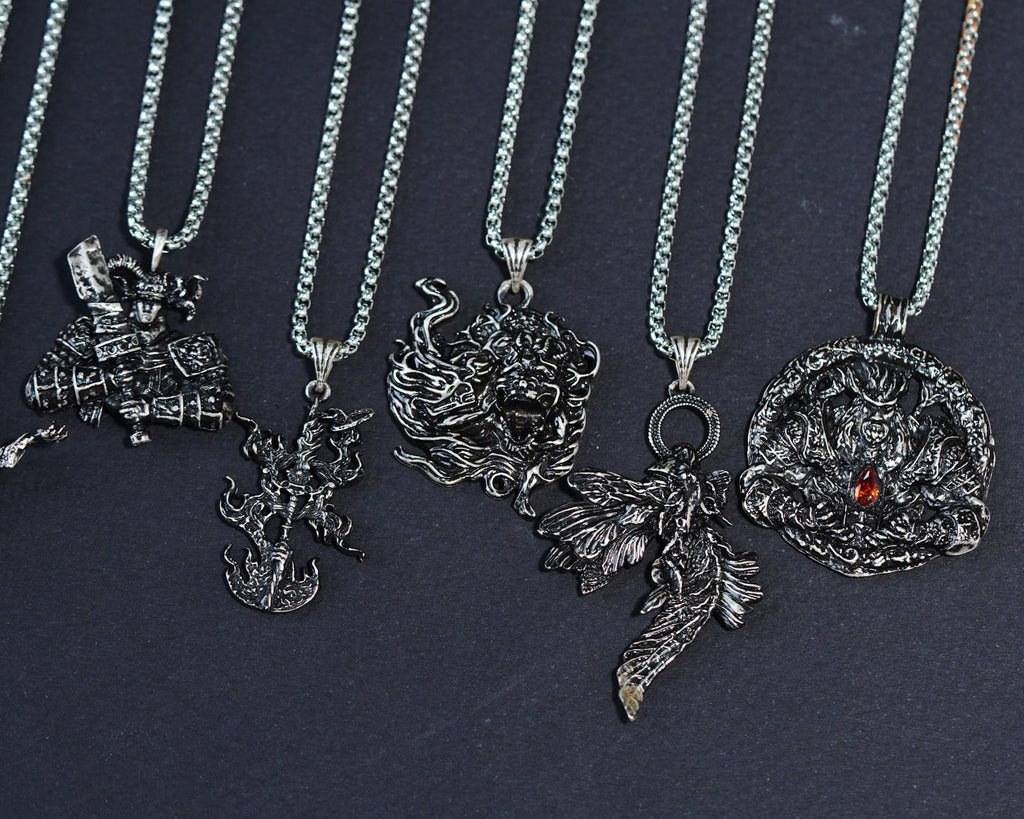 Elden Ring Talisman Collection Necklace - 950 Silver