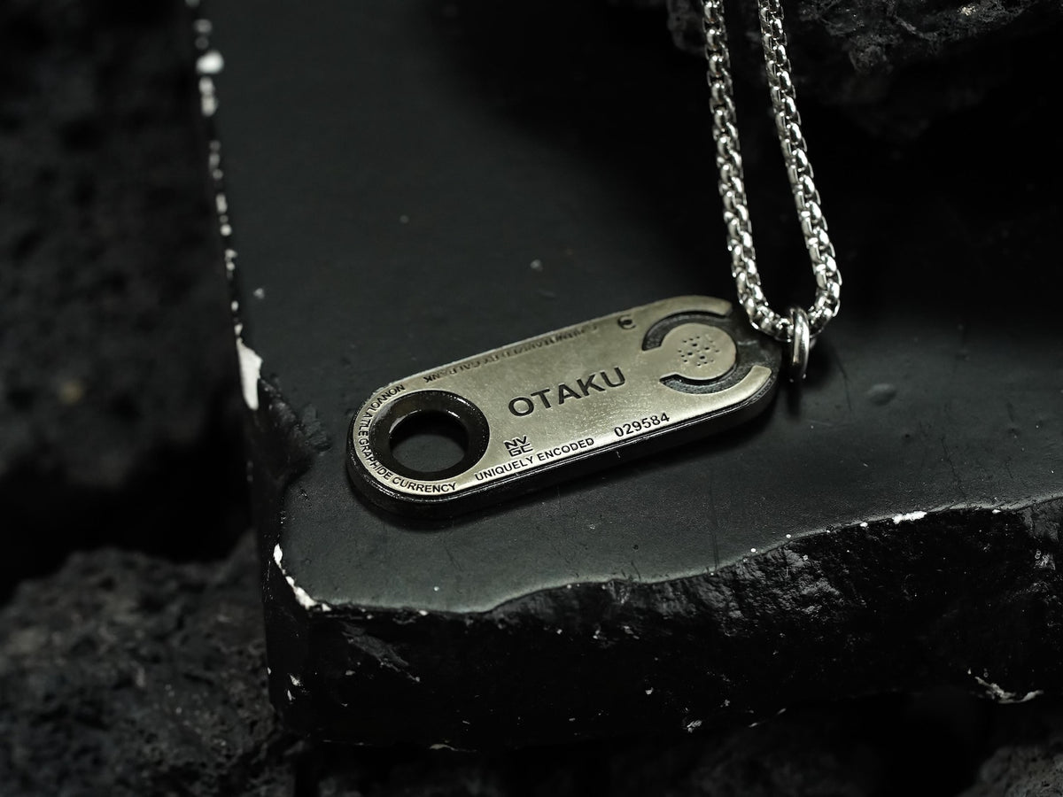 Starfield Credstick Pendant Necklace - 950 Silver
