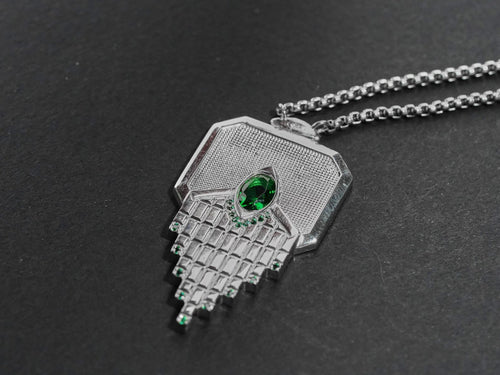 Baldur's Gate 3 Amulet of Silvanus Necklace - 950 Silver