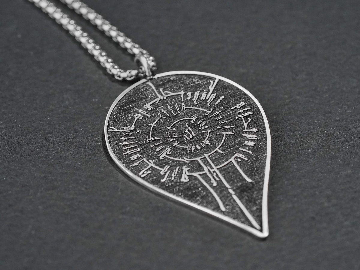 Baldur's Gate 3 Astarion Scar Tattoo Necklace - 950 Silver