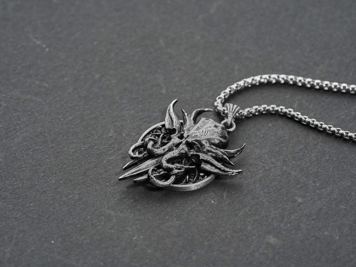 Baldur's Gate 3 Mind Flayer Tadpole Necklace - 950 Silver