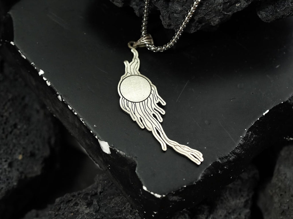 Baldur's Gate 3 Gale's Tattoo Pendant Necklace - 950 Silver