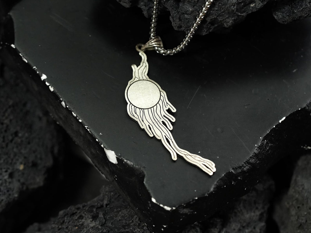 Baldur's Gate 3 Gale's Tattoo Pendant Necklace - 950 Silver
