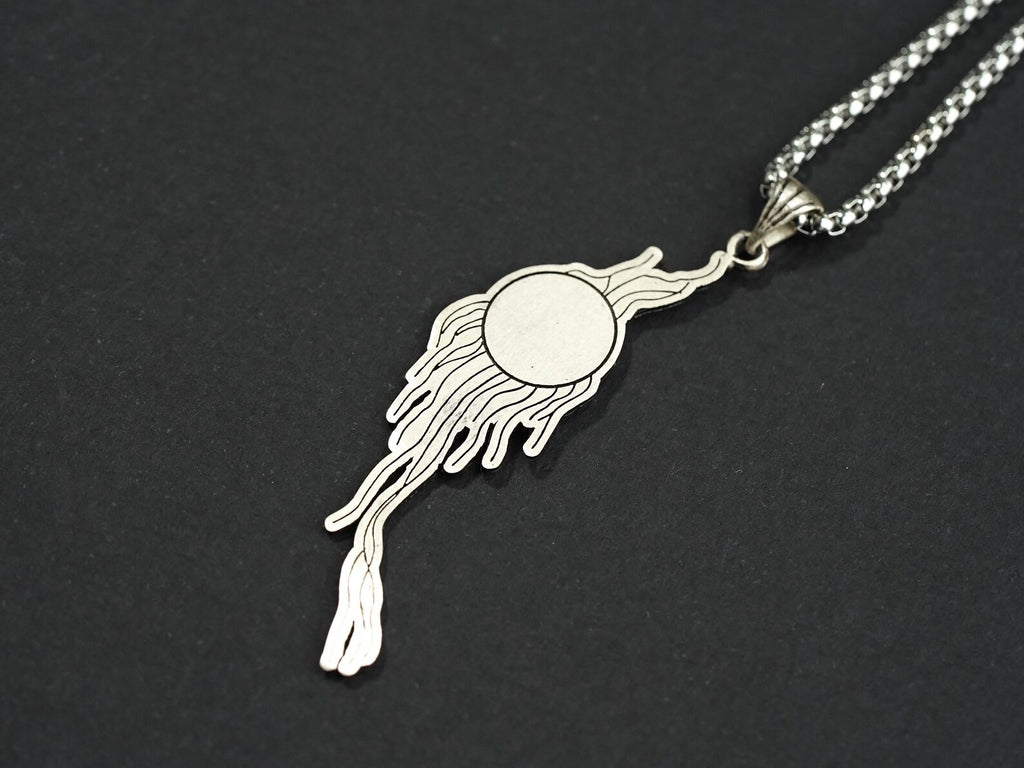 Baldur's Gate 3 Gale's Tattoo Pendant Necklace - 950 Silver