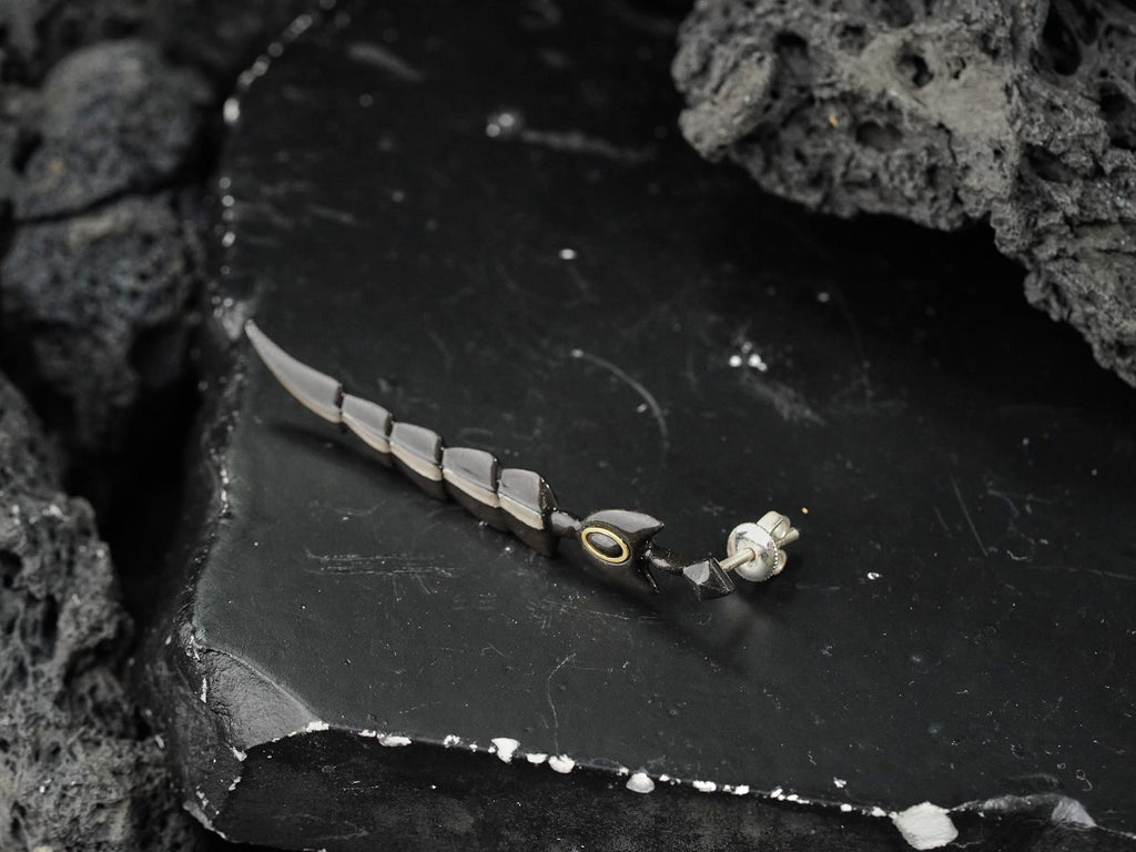 Hades Stygian Blade Sword Earrings - 950 Silver