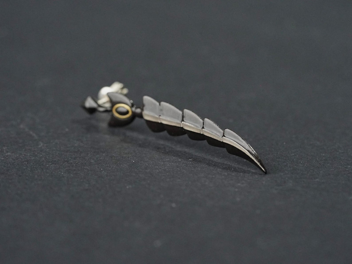 Hades Stygian Blade Sword Earrings - 950 Silver