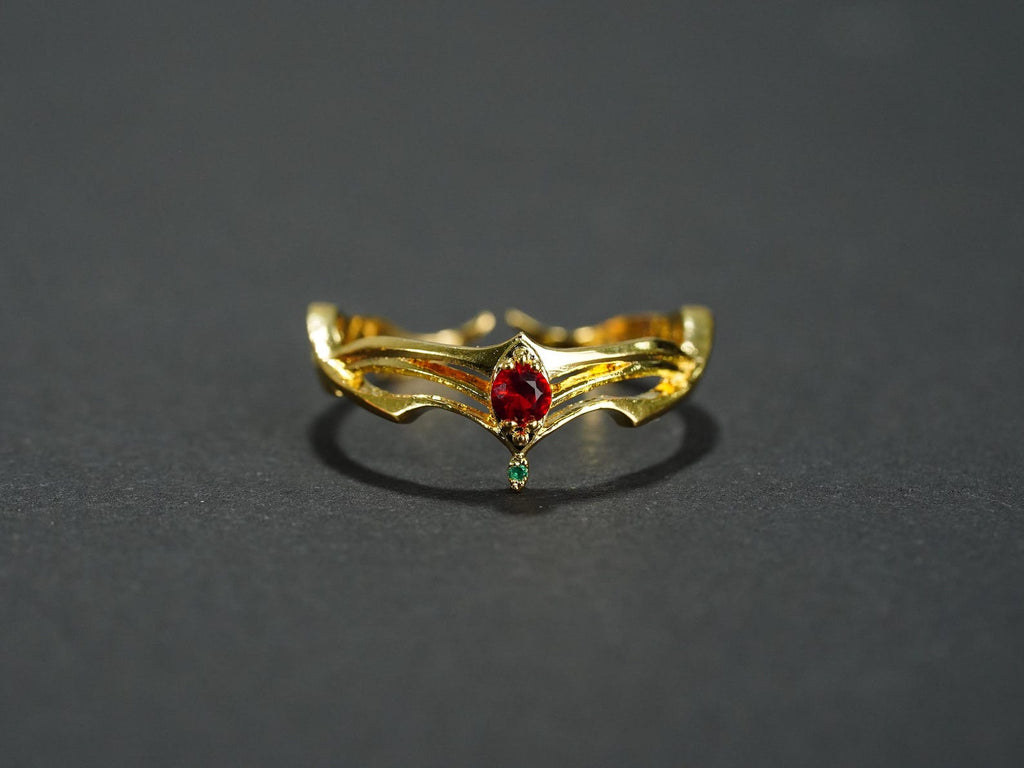 Final Fantasy VII Rebirth Circlet Ring - 14K Gold Plated