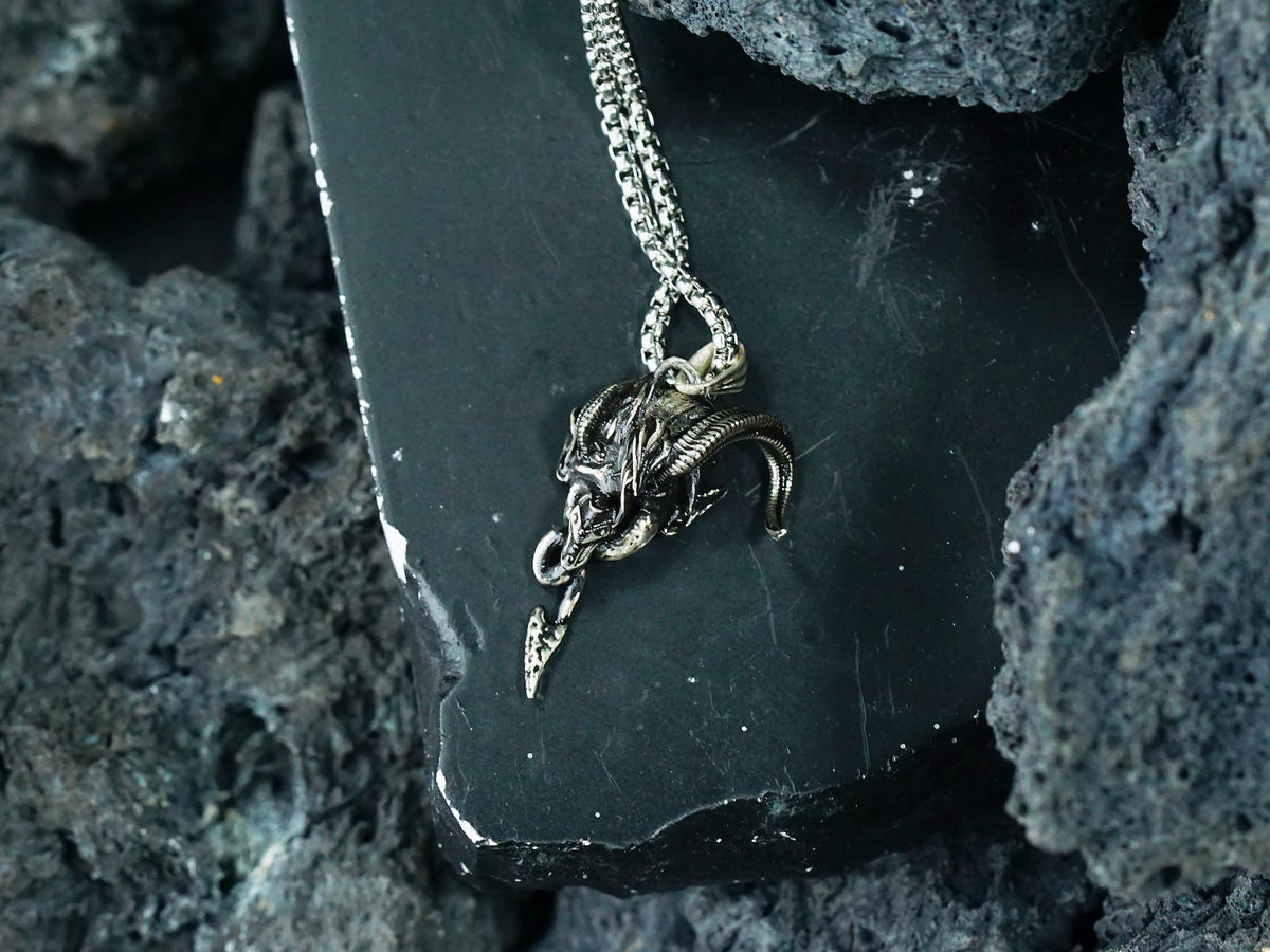 Baldur's Gate 3 Karlach's Heart Pendant Necklace - 950 Silver