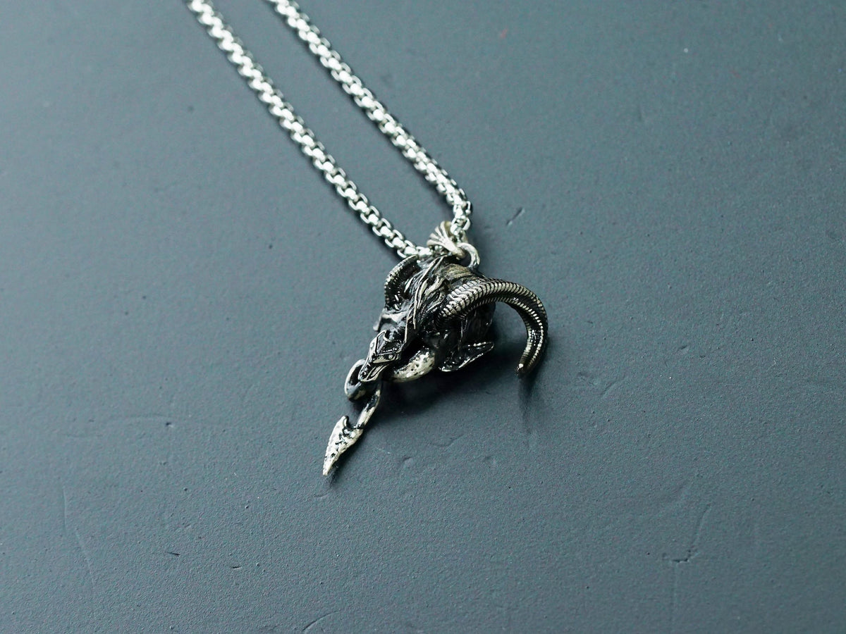 Baldur's Gate 3 Karlach's Heart Pendant Necklace - 950 Silver