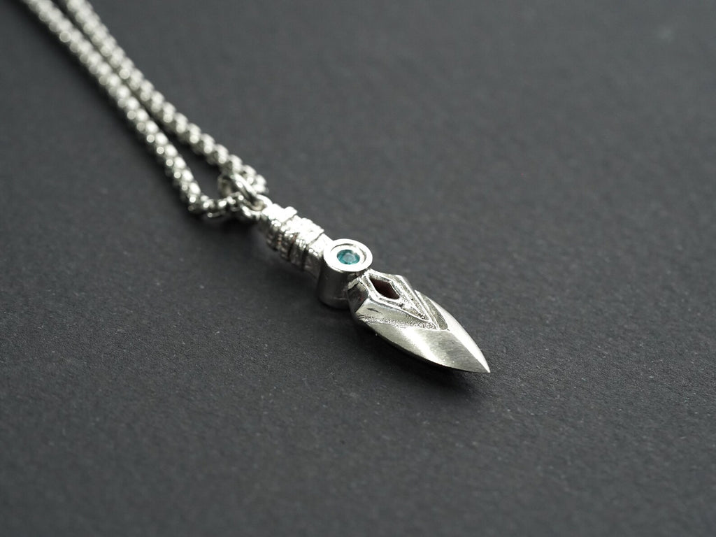 Valorant Jett Kunai Knife Necklace - 950 Silver