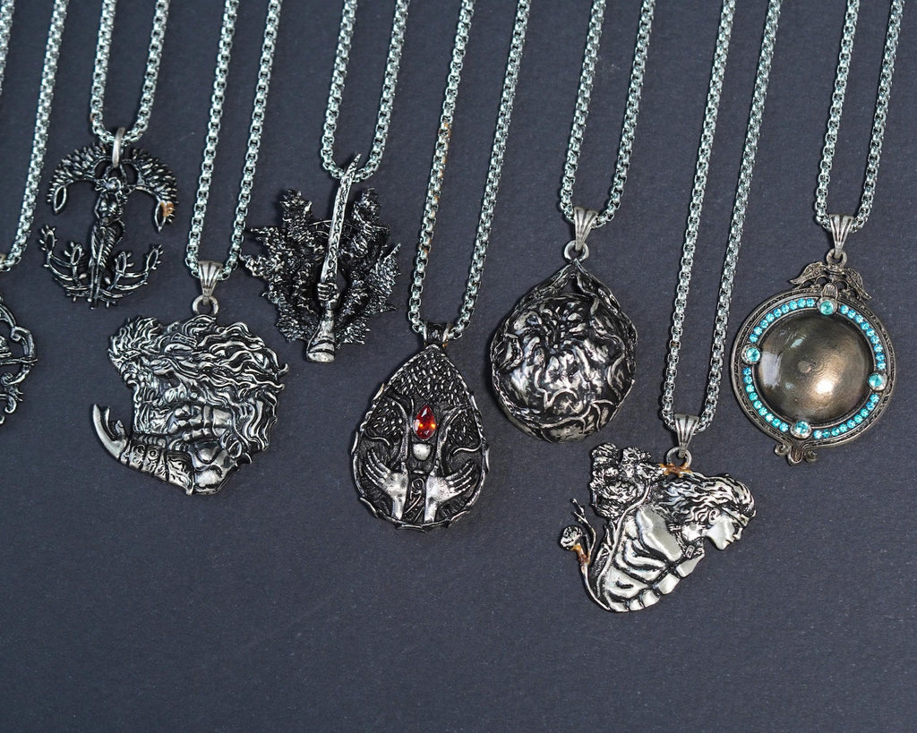 Elden Ring Erdtree's Favor Talisman Necklace - 950 Silver