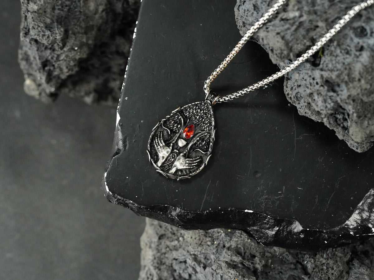 Elden Ring Blessed Dew Talisman Necklace - 950 Silver