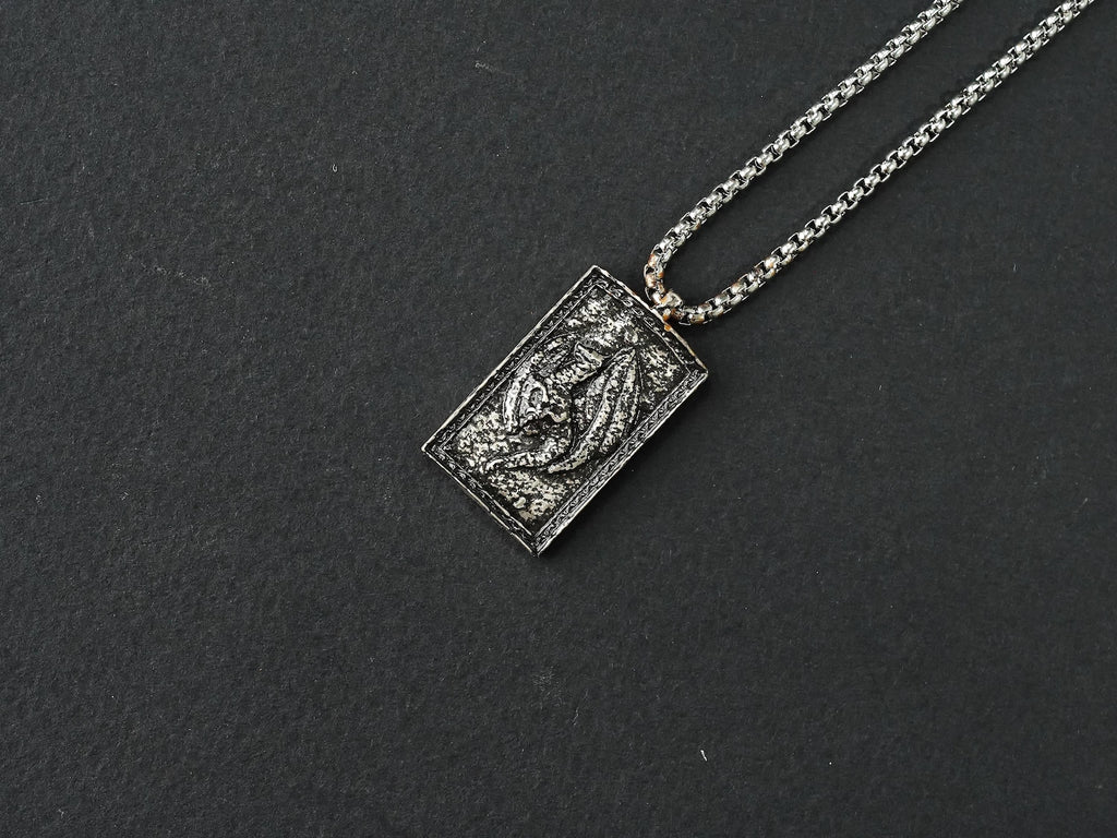 Elden Ring Dragoncrest Greatshield Talisman Necklace - 950 Silver