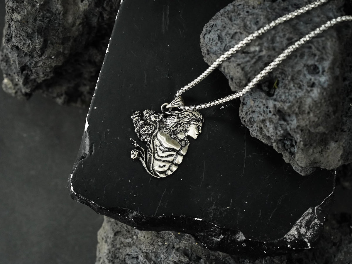 Elden Ring Radagon Icon Talisman Necklace - 950 Silver