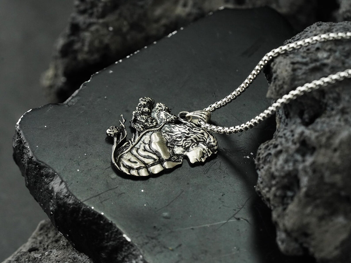Elden Ring Radagon Icon Talisman Necklace - 950 Silver