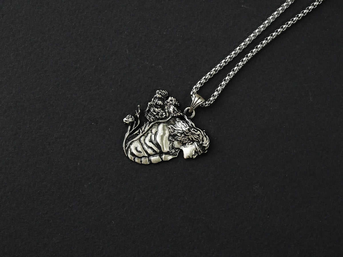 Elden Ring Radagon Icon Talisman Necklace - 950 Silver