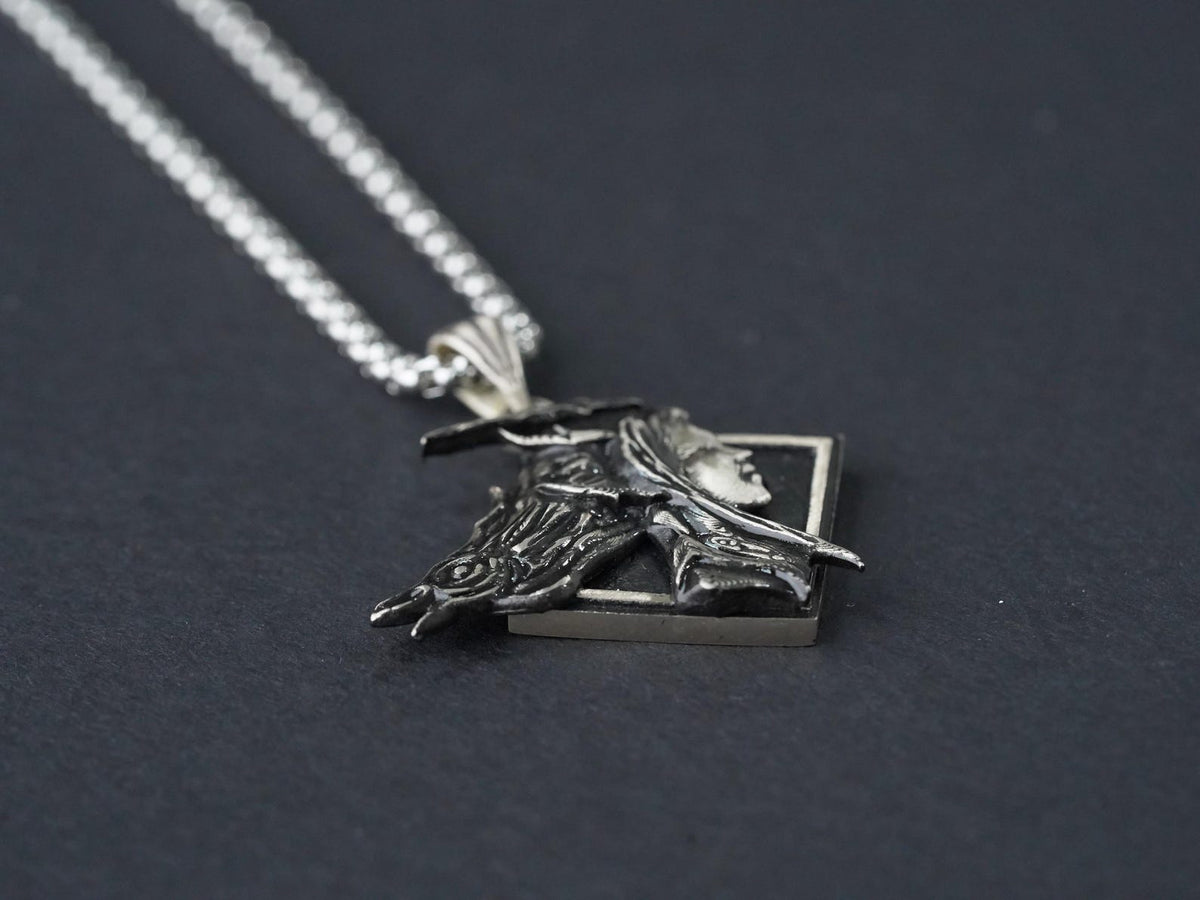 Final Fantasy XVI Eikon Shiva Dominant Necklace - 950 Silver