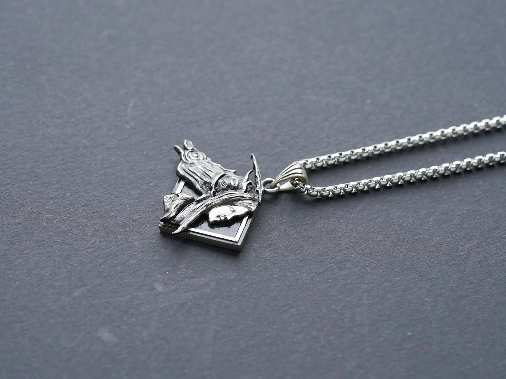 Final Fantasy XVI Eikon Shiva Dominant Necklace - 950 Silver