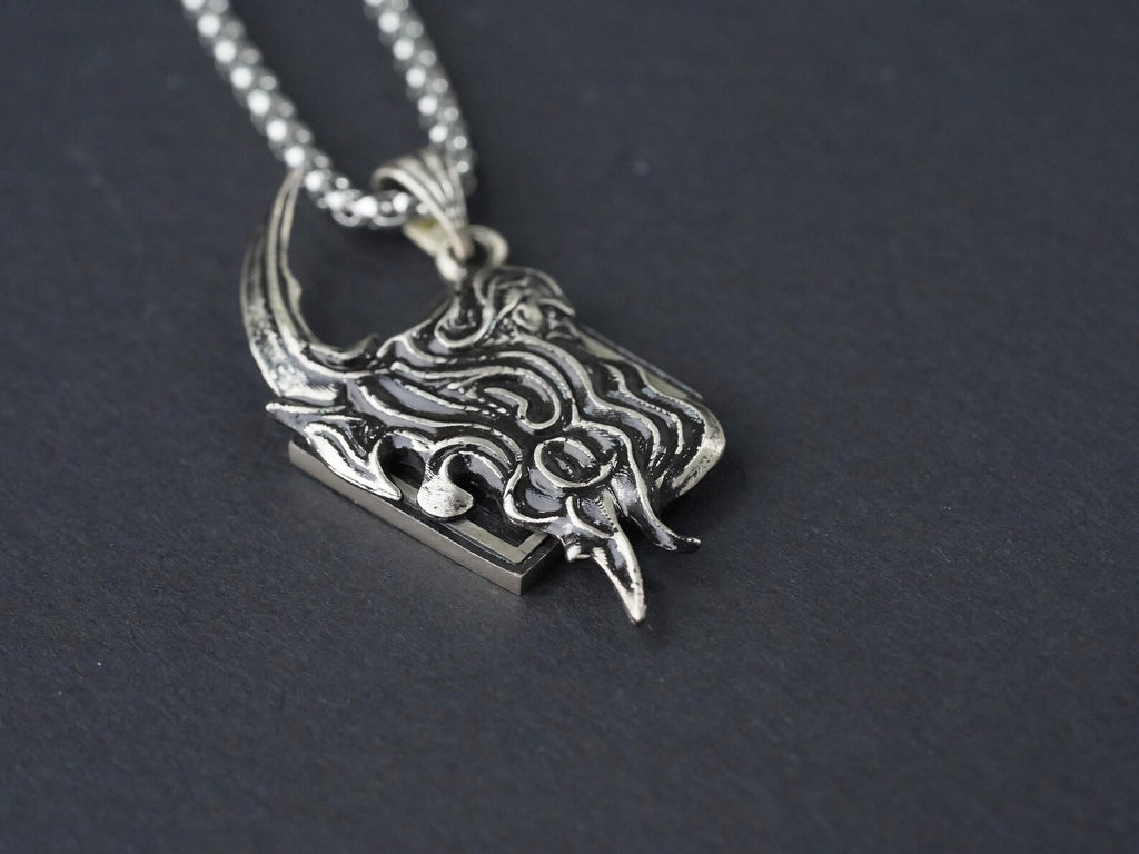 Final Fantasy XVI Eikon Ramuh Dominant Necklace - 950 Silver