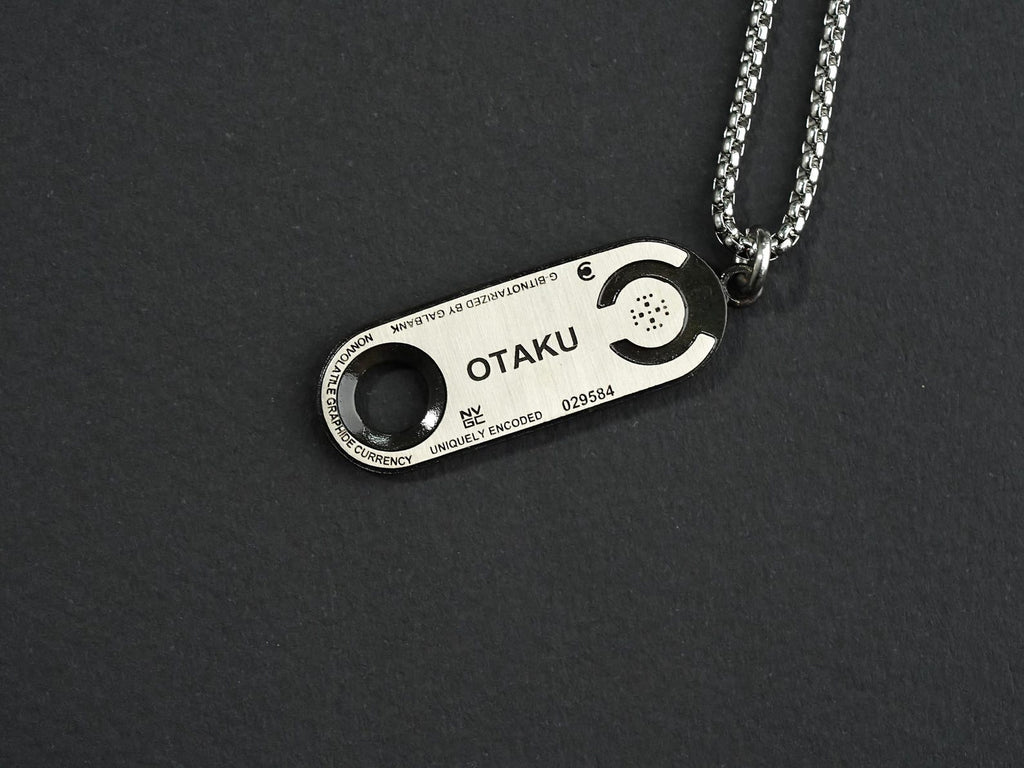 Starfield Credstick Pendant Necklace - 950 Silver