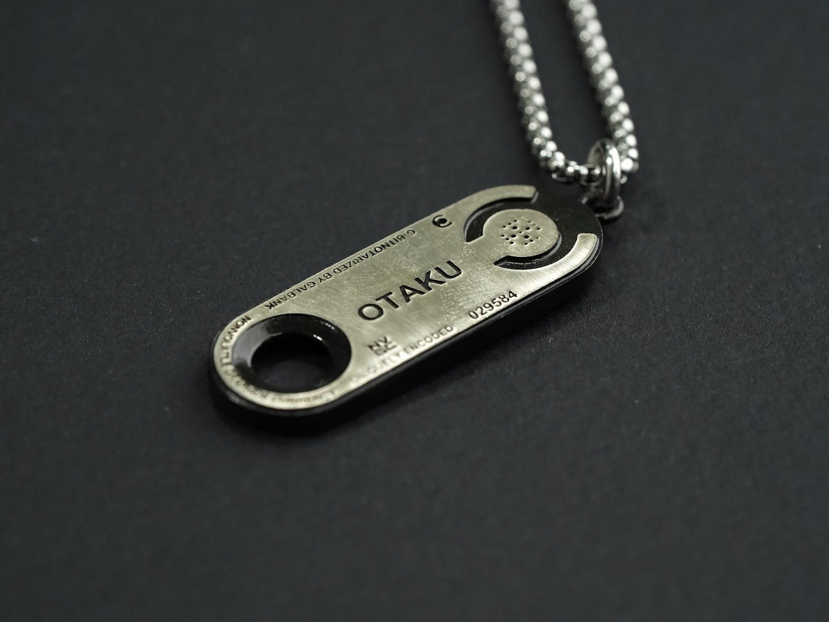 Starfield Credstick Pendant Necklace - 950 Silver