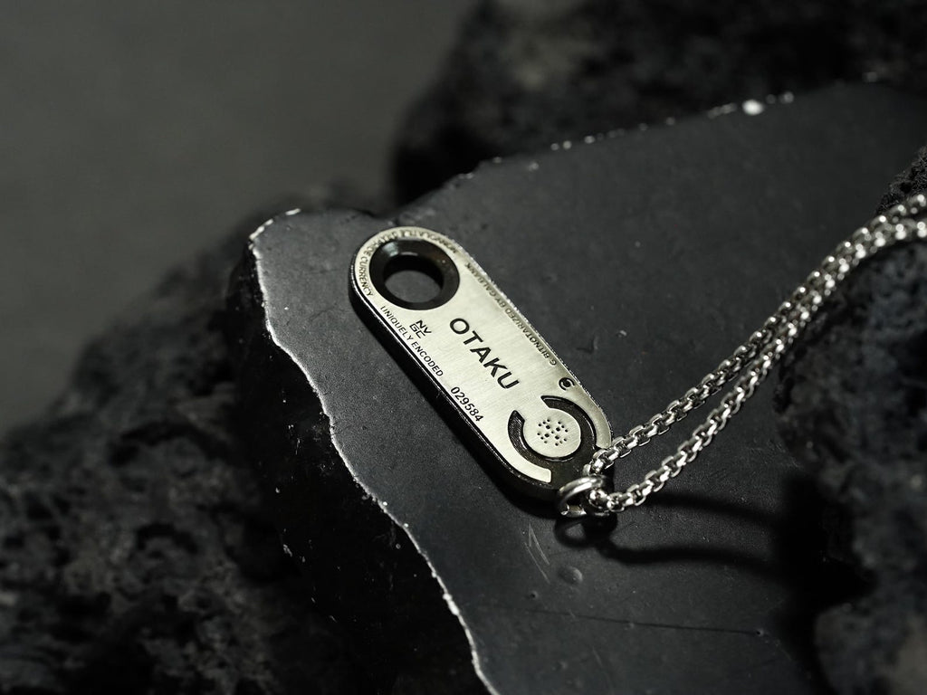Starfield Credstick Pendant Necklace - 950 Silver